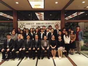 山東大学学生送別会