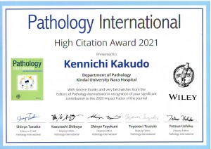 PIN High Citation Award 2021